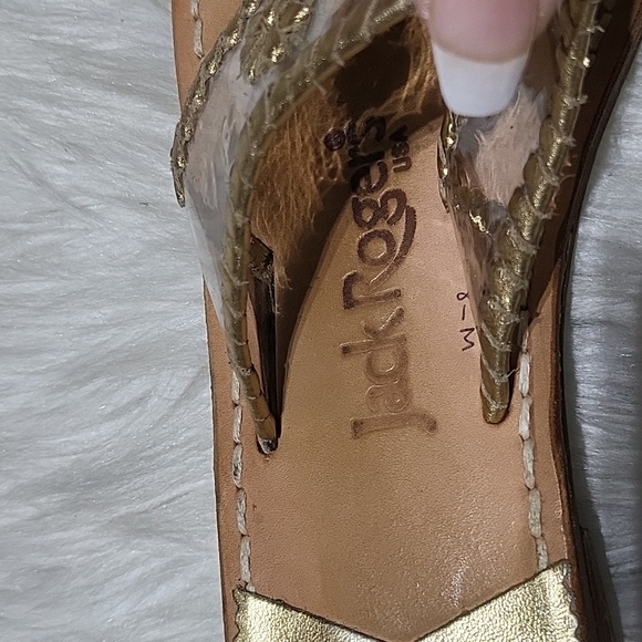 Jack Rogers Clear Vinyl Sandals - Picture 4 of 5